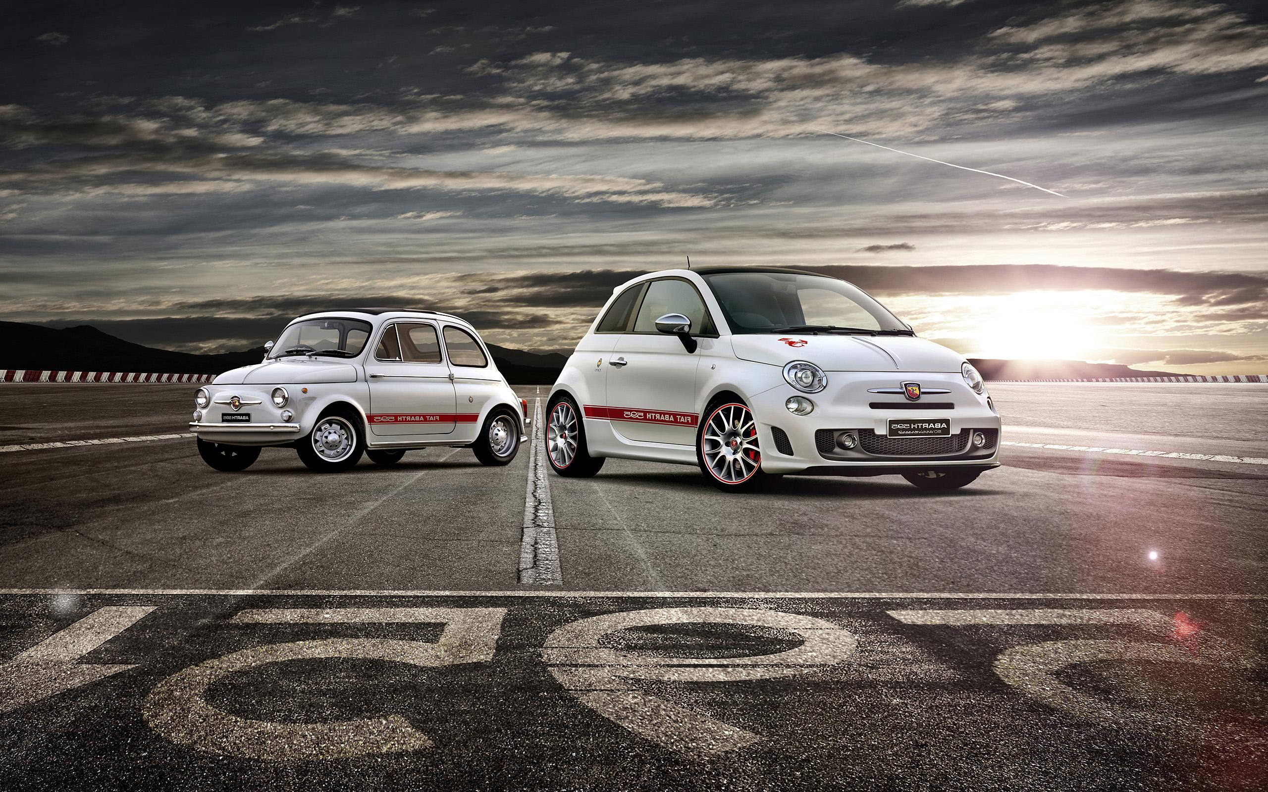 Fiat595abarth50thanniversarywhitecars l 220ff1885525b467